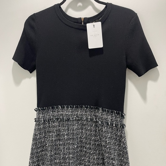 Ted Baker - Black Dress - Size 3 (Medium-Large) - Picture 2 of 4